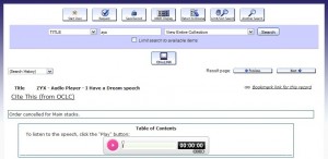 Streaming Audio Screenshot